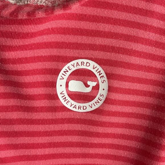 Vineyard Vines Kids Size M Long Sleeve Pink Striped Hoodie - Picture 4 of 10